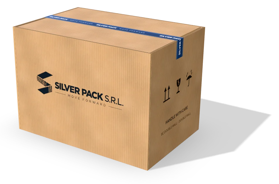 Heavy-duty double-wall corrugated box